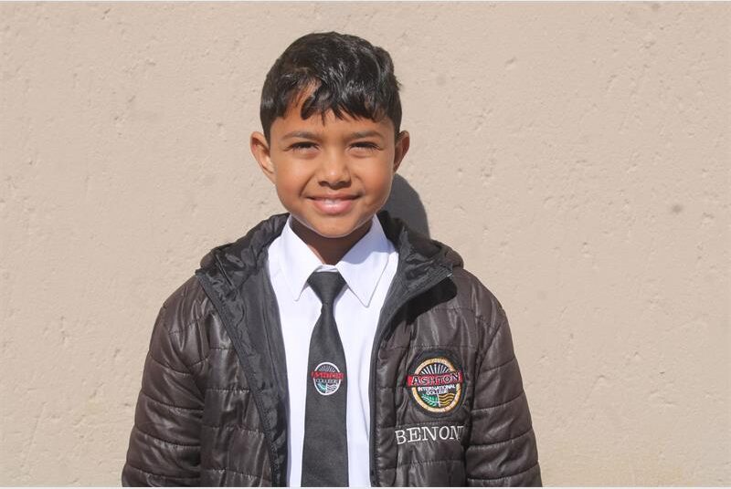He received a life-saving stem cell transplant from an anonymous donor in India last year.