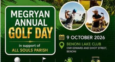Poster created to promote a charity golf day