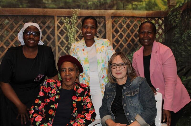 Group of five women