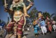 A group of Indian people walking
