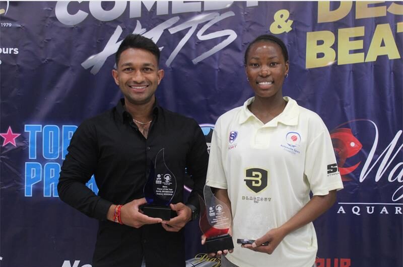 They were named the men's and women's player of the year.