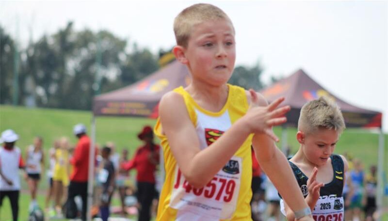 He opened his season 19th overall in the U9 boys' 600m.