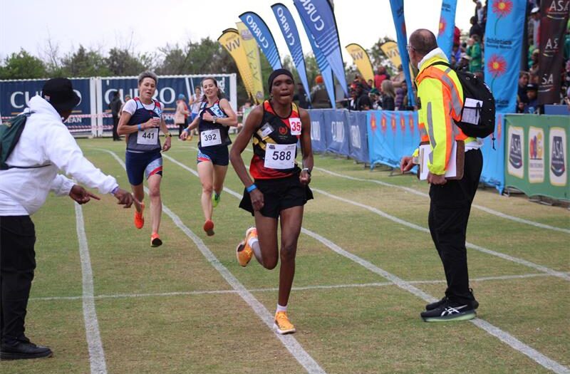 Maria Shai was first in the sub-veteran women's race, while Benoni Northerns' Thuli Mbatha won the master women 50-54 4km. Kate van Jaarsveld settled for fourth place in her race.