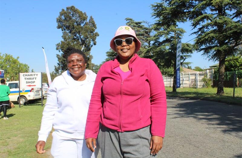 Two black women smiling