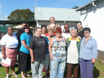 Staff and volunteers at the Brakpan Red Cross.