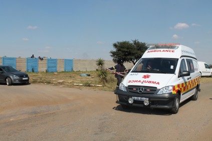 An ambulance was seen speeding away from the substation. It is not known if anybody has been injured.