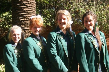 Die meisies is die Hoërskool Stoffberg is die hoofleiers vir 2015. Hulle is (van links)  Tracy-Lee Joubert, Anlea Venter, Christelle Ellis (onder hoofmeisies) en Corna Crafford (hoofmeisie).