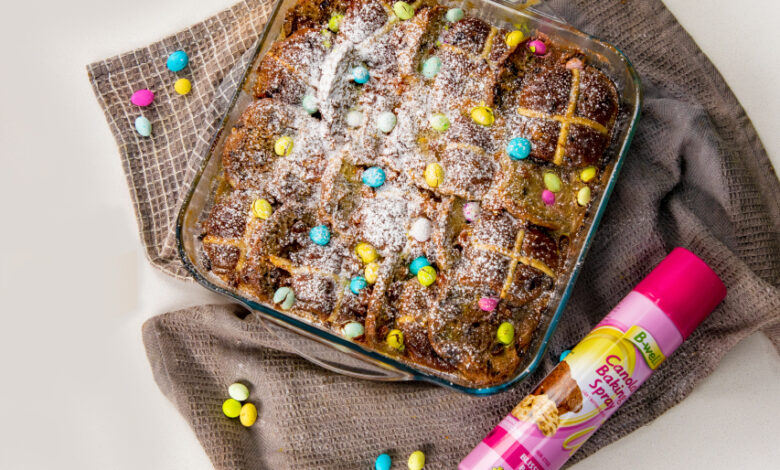 17 APRIL - SUNDAY SPOIL - Hot cross bun pudding