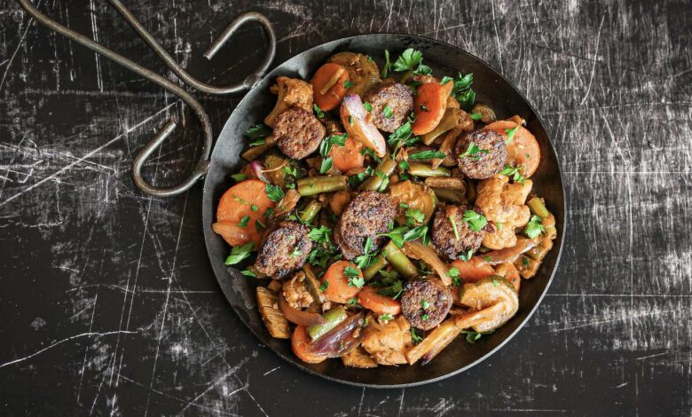 21 APRIL - WFD - Sausage and veggie stir fry