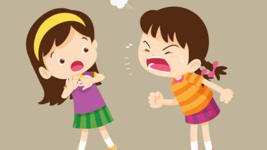 Angry girl Rampage to her friend