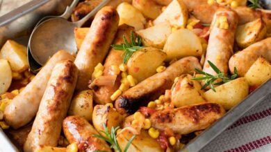 25 MAY WFD - Potato and sausage casserole (Medium)