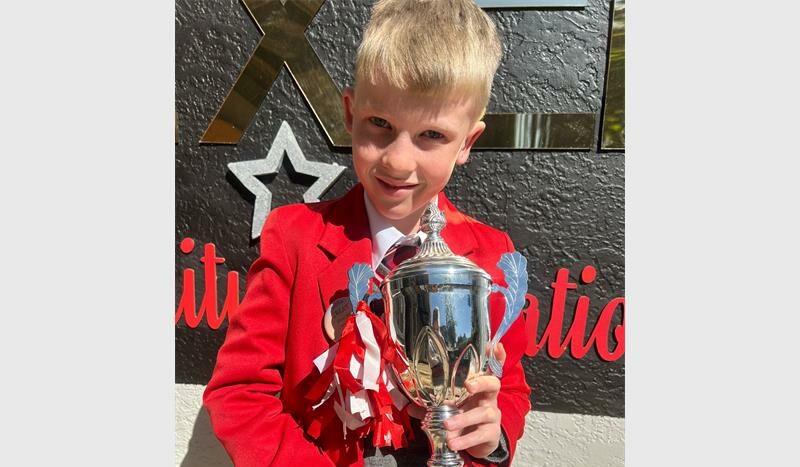 Drumming up a trophy is this learner’s annual goal.