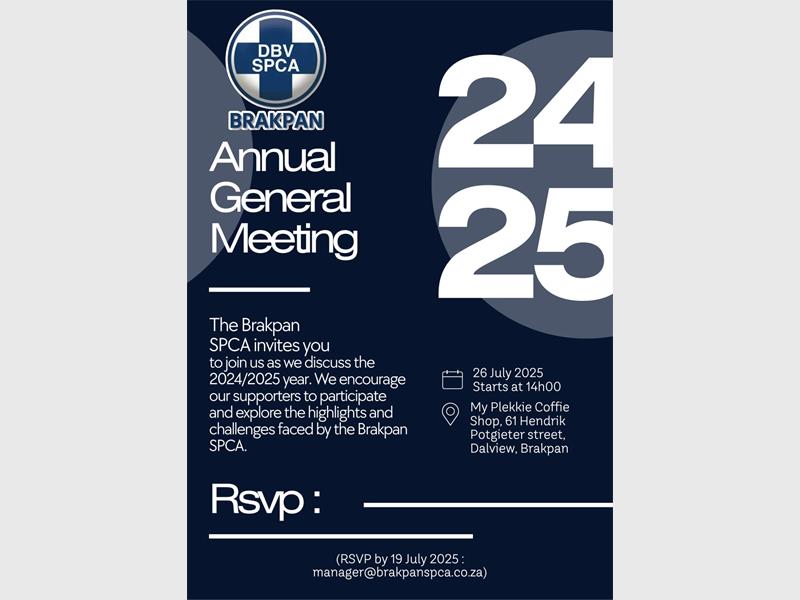 Supporters are encouraged to attend and engage with the society's yearly review of progress and challenges.