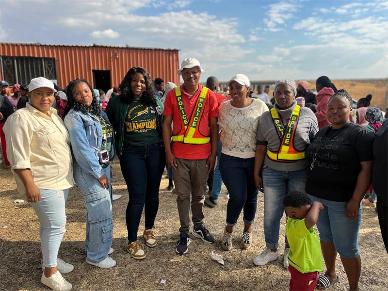 Village of Hope brought smiles to the Mkhancwa informal settlement thanks to community support, and the power of 67 minutes.