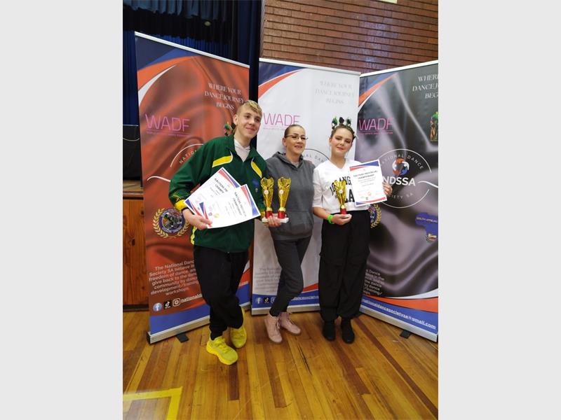 Two dancers from Dancing Stars Gauteng in Brakpan left their teacher overwhelmed with pride.