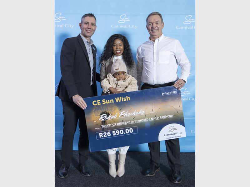 A mother's heartfelt wish changes her son's life, thanks to Sun International's Sun Wish campaign.