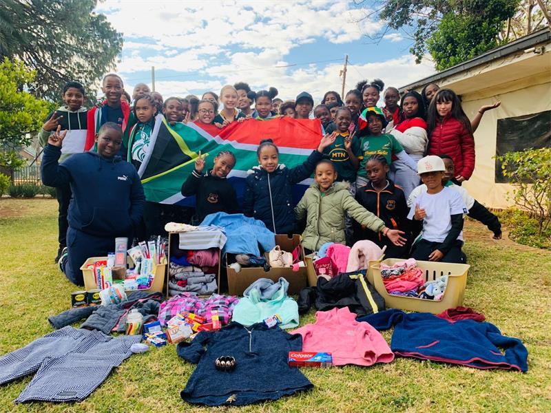 Donations to a long-standing community organisation formed part of the school’s effort to teach the power of giving, no matter how small.