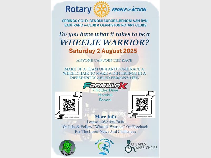 The upcoming Wheelie Warriors Race Day promises thrills, community spirit, and support for the differently abled.