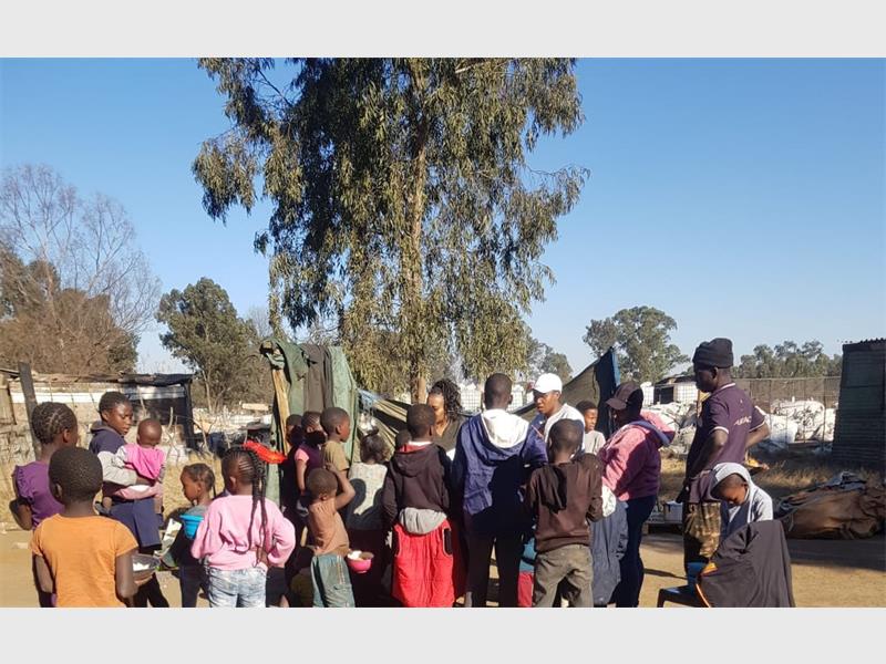 Thanks to the support of local partners and volunteers, Village of Hope ensured that children in Plastic City were fed, safe, and smiling.