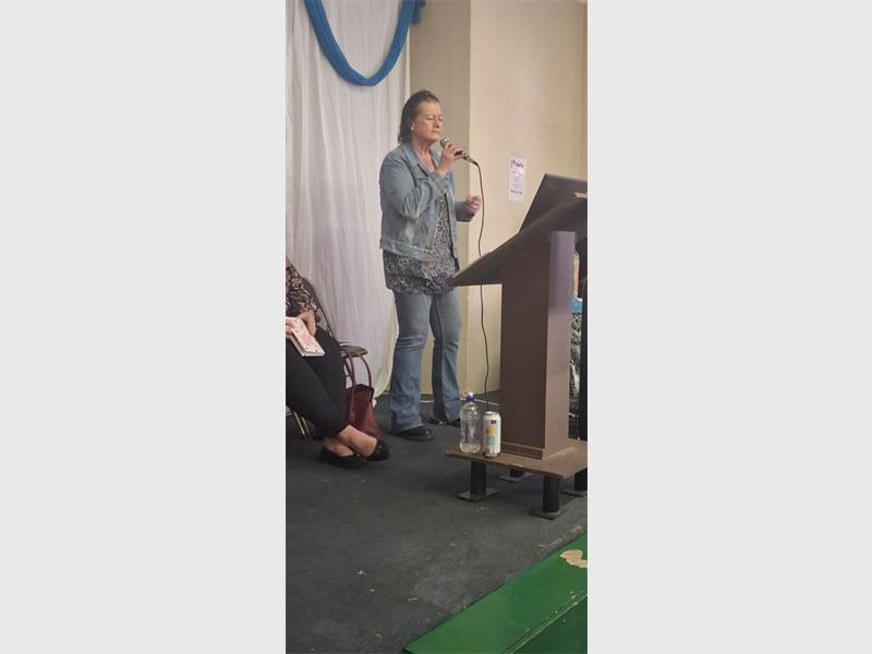 Several speakers uplifted the women who attended.