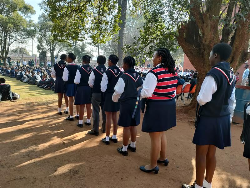 Over 30 learners were invested and bestowed with their sashes.