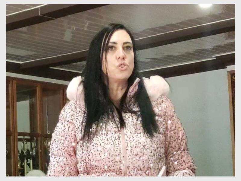 The SAPS members and their guests stood out on the red carpet in their Sunday best in the colour of royal blue.