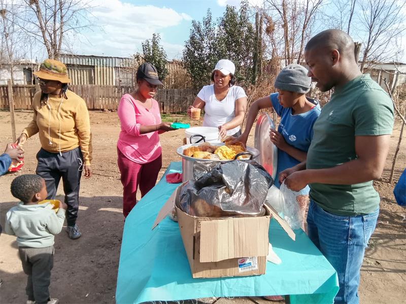 Village of Hope reached hearts and stomachs, but demand far outweighed supply.