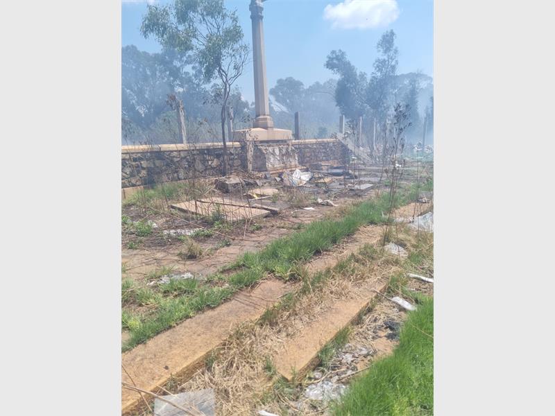 Once a tribute to victims of the 1922 Rand Revolt, this Brakpan memorial is now a decaying casualty of illegal mining.