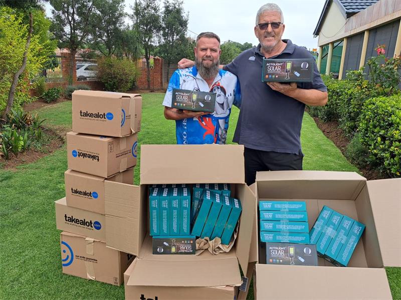 Lights were donated by several donors and installed along the perimeter of Tweedy Park, as well as between the cottages.