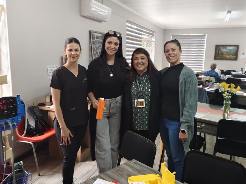 From blood pressure checks to glucose testing, Complete Family Clinic brought vital health services to Hoërskool Die Anker.