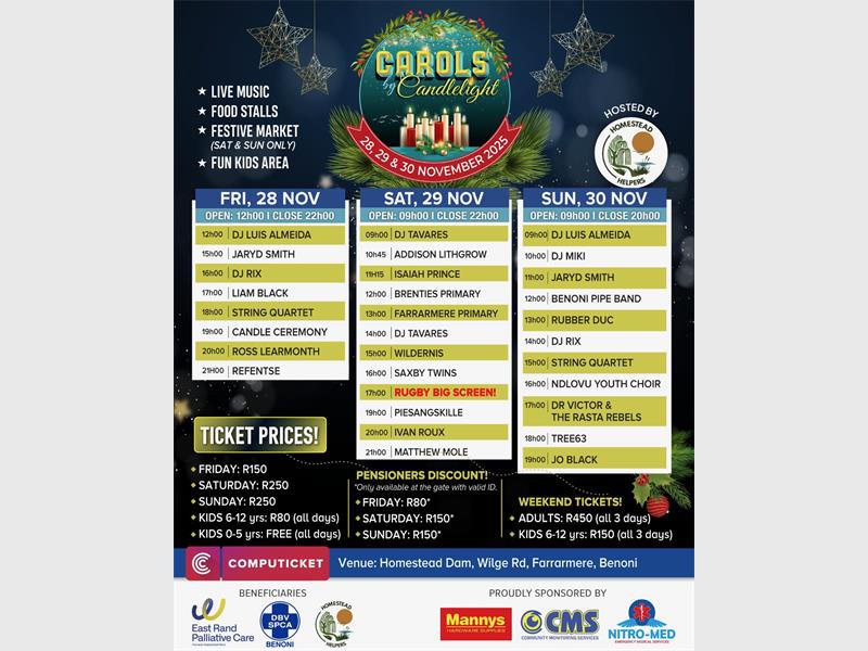 Get your tickets now for this year’s most exciting festive festival.