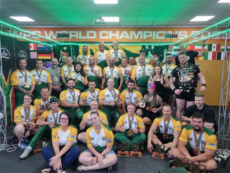For their first year competing, Robert Krisch and Pieter Vorster did well at the Strict Arm Curl and Freestanding Curl Federation's world championships.