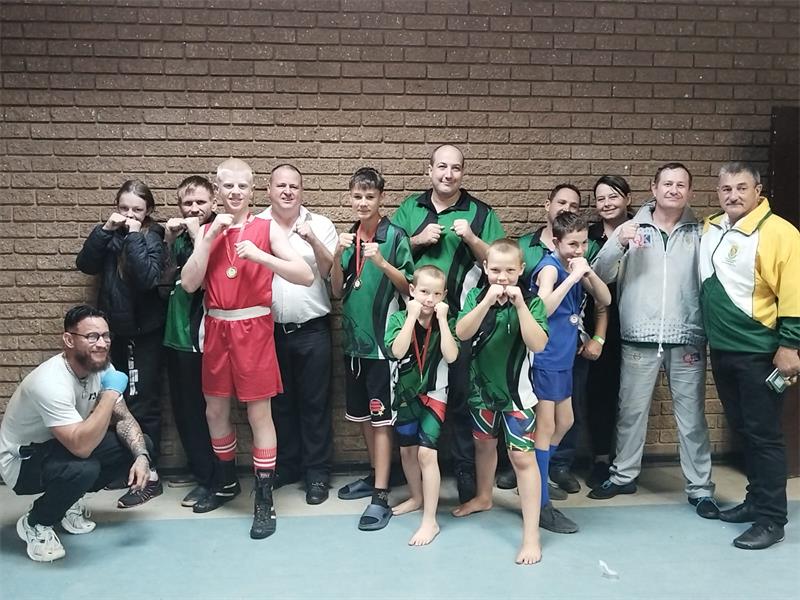 Three of the six boxers from Brakpan participating in the Undisputed Boxing Academy tournament won their matches.