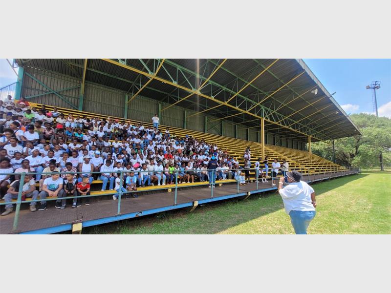 Children enjoyed a themed Christmas party organised by Village of Hope in partnership with Brakpan police and other local stakeholders.