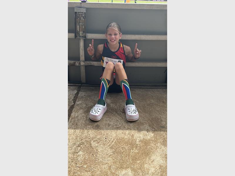 Die plaaslike langafstand-atleet het goed gevaar by die nasionale kampioenskappe in Potchefstroom.