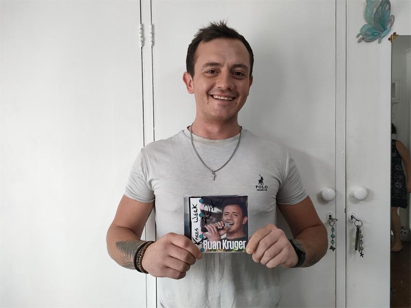 Vir Ruan Kruger het 'n droom waargeword met die kans om sy musiek saam met ander groot name uit te gee.