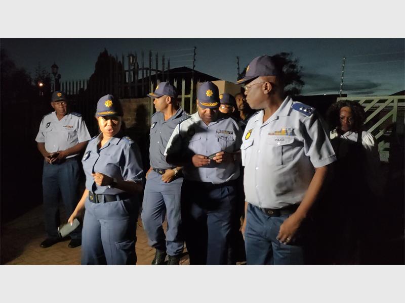 Police confirmed a vehicle has been seized, while the search continues for a second vehicle and the murder weapon.