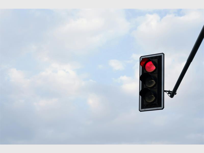 The lights were offline due to a fault from the provincial department of roads and transport.