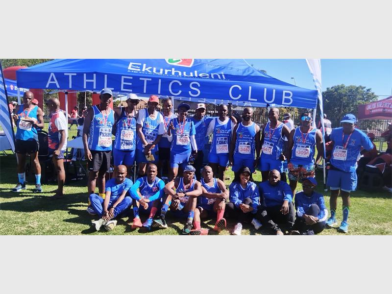 The club had a strong showing at the 2026 Biogen 21K, with Kamogelo Phogole finishing in 1:26:01, and 26 teammates crossing the line behind him.