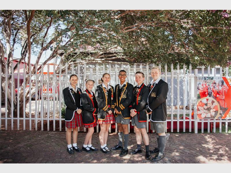 The deputy head boy and girl, head boy and girl and ExEcutive Representative boy and girl were welcomed to the school recently.