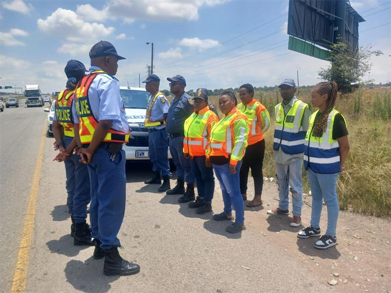 The awareness campaign was aimed at alerting motorists, especially truck drivers, about criminal activity on the R23 and R554.