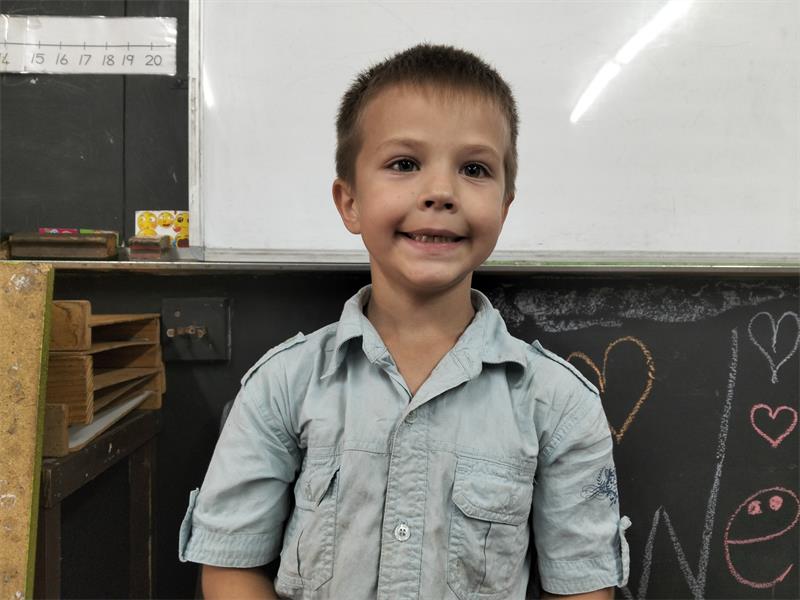 Nuwe Graad Een leerders het Woensdag die 