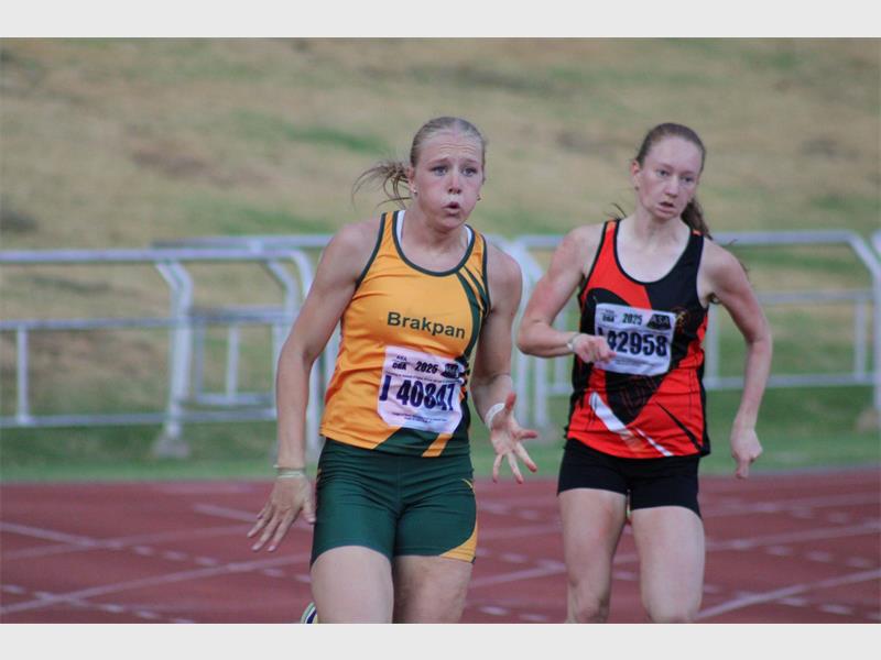 She has a personal best of 11.82 seconds in the 100m and 23.76 in the 200m.