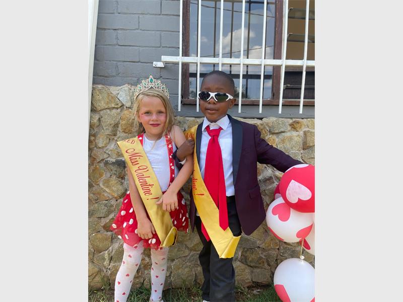 The learners dressed up in their best romantic outfits to celebrate Valentine’s Day.