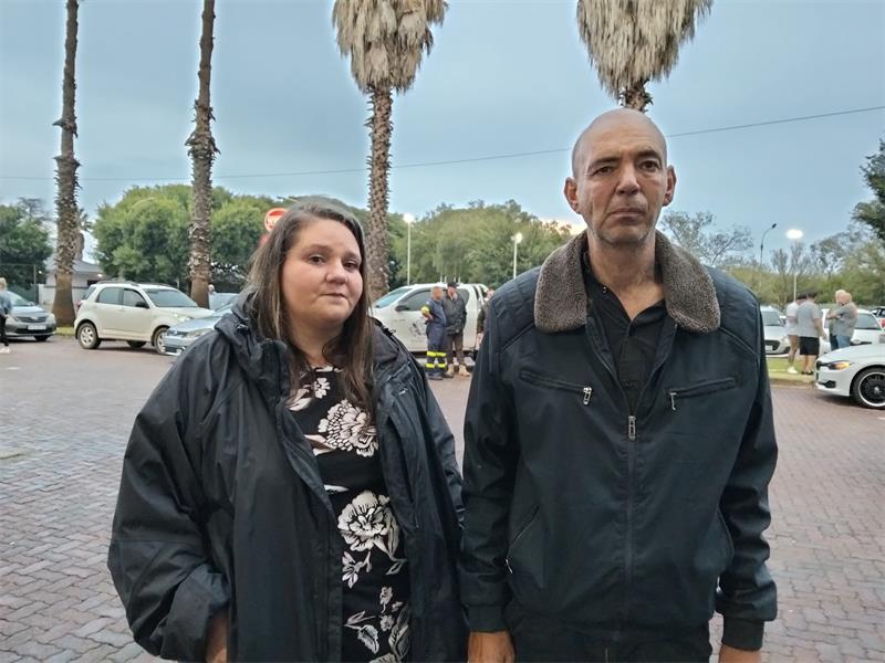 The vigil was held at his home, followed by a visit to the petrol station where he took his own life.