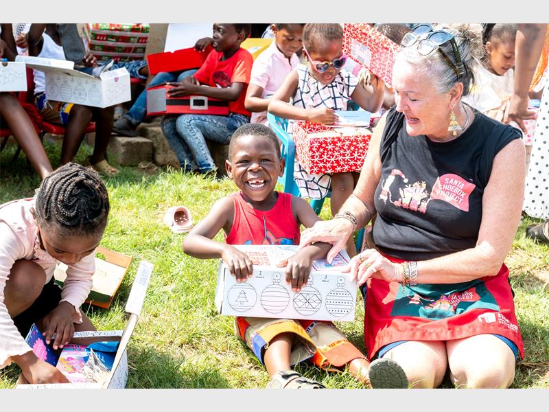 Log on to www.santashoebox.org.za to sign up as a volunteer.