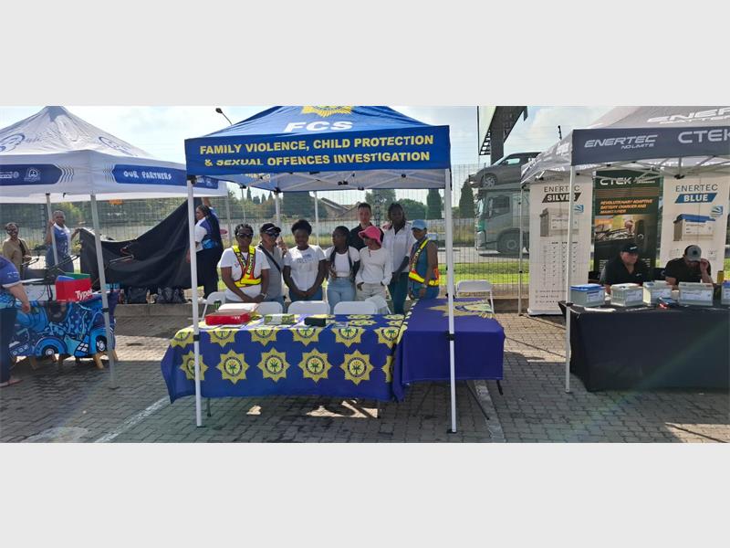 Highlighting the impact of gender-based violence on productivity and communities, SAPS urged local businesses to play an active role in prevention and reporting.