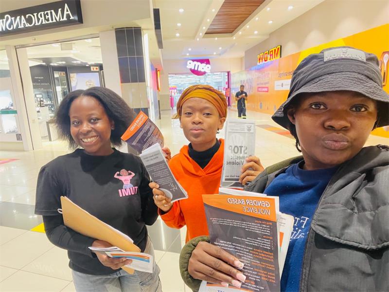 The Brakpan SAPS, along with other stakeholders, spread the word on platforms to report GBV-F, among other related topics.