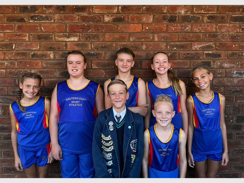 Sewe van Laerskool die Arend se atlete het by die Gauteng Skole Kampioenskappe deelgeneem.