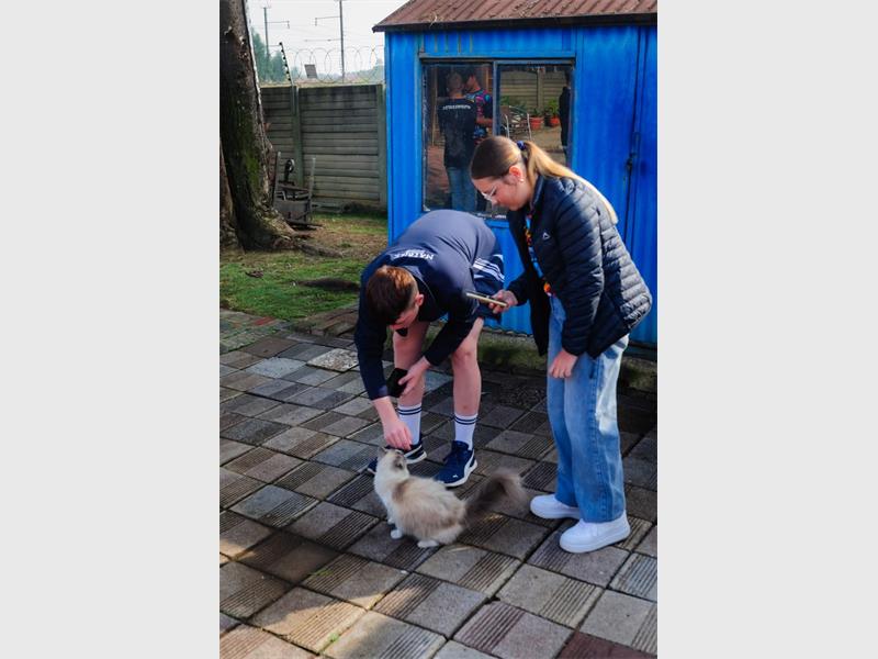 From cleaning kennels to spending time with animals, learners demonstrated strong community spirit during their weekend visit.